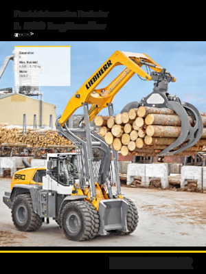Chargeuses sur pneus Liebherr L 580 LogHandler XPower