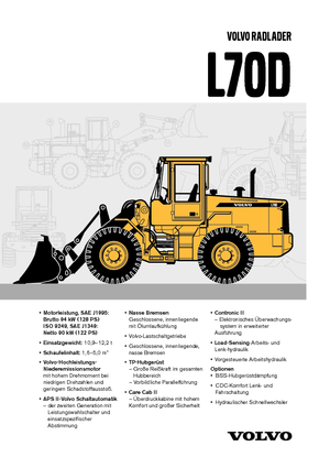 Chargeuses sur pneus Volvo L 70 D