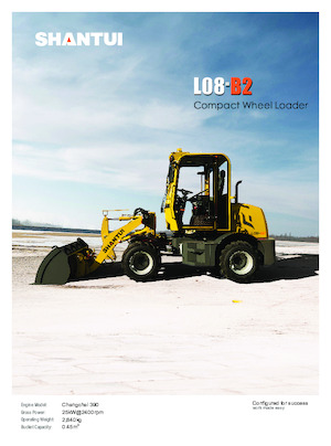 Chargeuses sur pneus Shantui L08-B2 