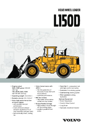 Chargeuses sur pneus Volvo L150DLB