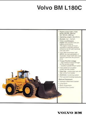 Chargeuses sur pneus Volvo L180CH-L