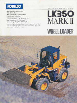 Chargeuses sur pneus Kobelco LK350