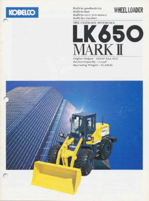 Chargeuses sur pneus Kobelco LK650A