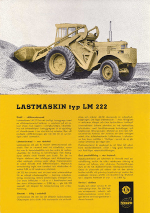 Chargeuses sur pneus Volvo LM222