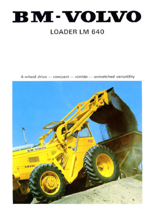 Chargeuses sur pneus Volvo LM640