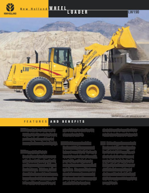 Chargeuses sur pneus New Holland LW190