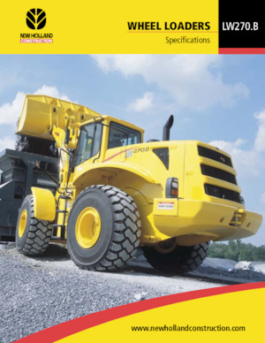 Chargeuses sur pneus New Holland LW270 B