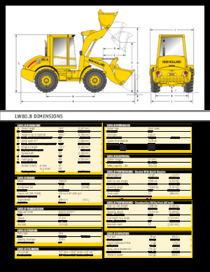 Chargeuses sur pneus New Holland LW50 B