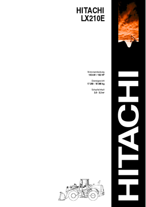 Chargeuses sur pneus Hitachi LX 210 E