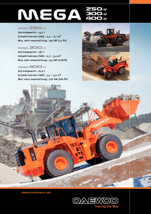 Chargeuses sur pneus Doosan Mega 250 V