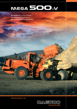 Chargeuses sur pneus Doosan Mega 500 V