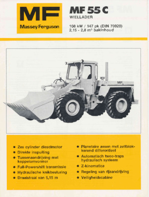 Chargeuses sur pneus Massey Ferguson MF 55C