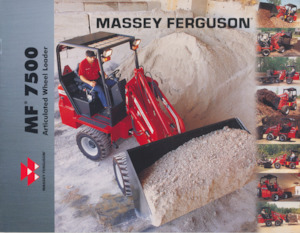 Chargeuses sur pneus Massey Ferguson MF 7500