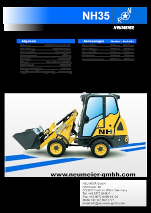 Chargeuses sur pneus Neumeier NH35