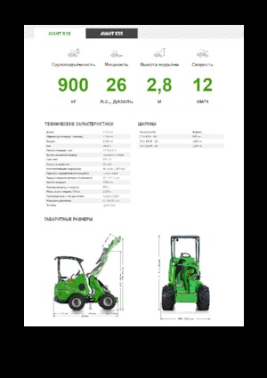 Chargeuses sur pneus Avant Tecno R 28
