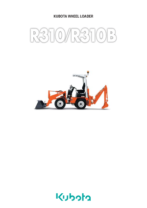 Chargeuses sur pneus Kubota R310 B