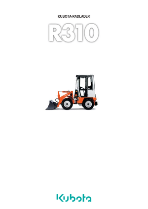 Chargeuses sur pneus Kubota R310