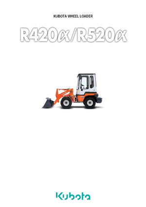 Chargeuses sur pneus Kubota R520α