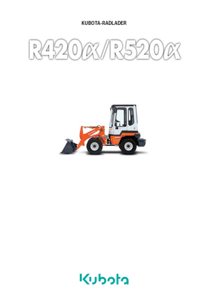 Chargeuses sur pneus Kubota R520α B