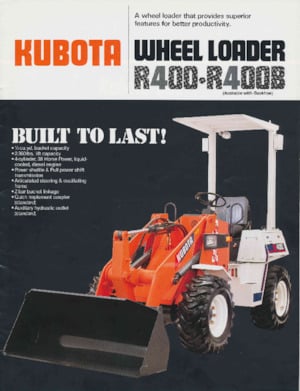 Chargeuses sur pneus Kubota R400