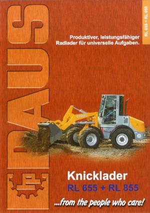 Chargeuses sur pneus Paus RL 855