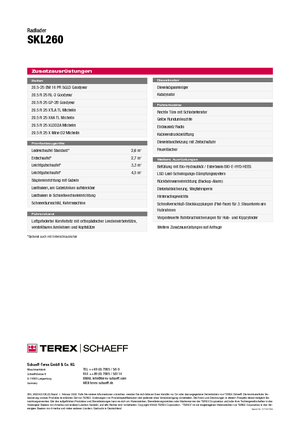 Chargeuses sur pneus Terex-Schaeff SKL 260