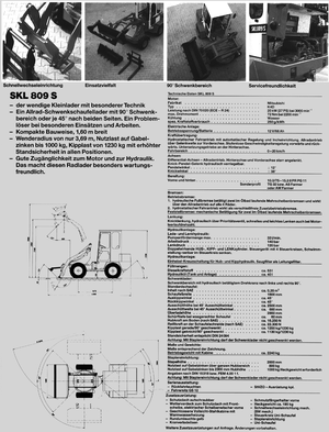 Chargeuses sur pneus Terex-Schaeff SKL 809 S
