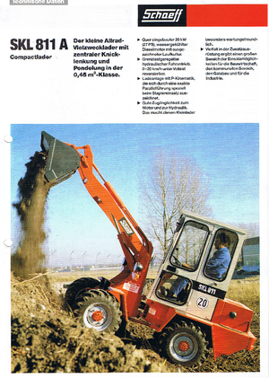 Chargeuses sur pneus Terex-Schaeff SKL 811 A