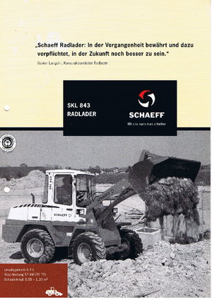Chargeuses sur pneus Terex-Schaeff SKL 843