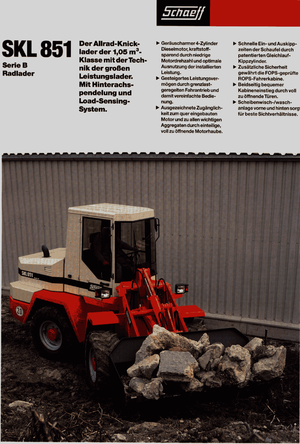 Chargeuses sur pneus Terex-Schaeff SKL 851 B