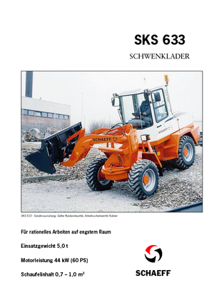 Chargeuses sur pneus Terex-Schaeff SKS 633