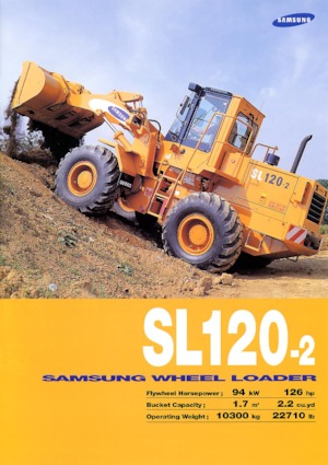 Chargeuses sur pneus Samsung SL 120-2