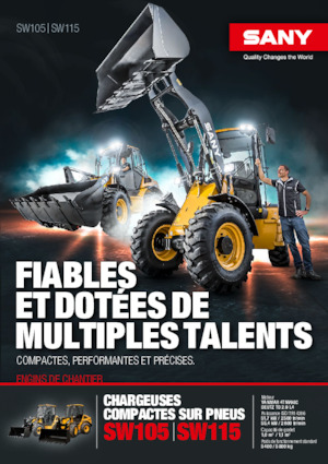 Chargeuses sur pneus Sany SW115