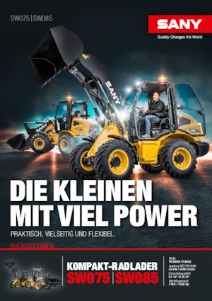 Chargeuses sur pneus Sany SW085