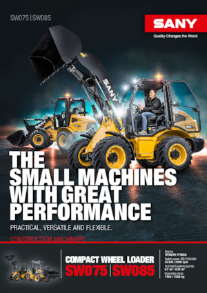Chargeuses sur pneus Sany SW085