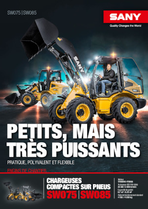 Chargeuses sur pneus Sany SW085
