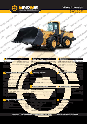 Chargeuses sur pneus Sinoway SWL60F