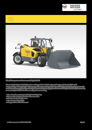 Chariot Élévateur Télescopique Wacker Neuson TH522