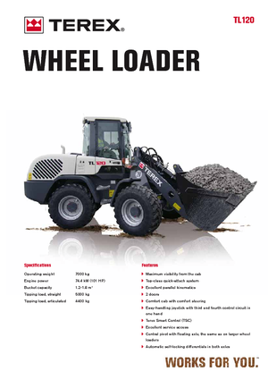 Chargeuses sur pneus Terex TL 120