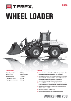 Chargeuses sur pneus Terex TL 160