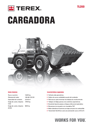 Chargeuses sur pneus Terex TL 260