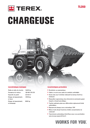 Chargeuses sur pneus Terex TL 260