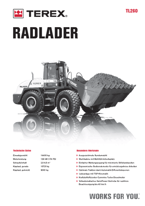 Chargeuses sur pneus Terex TL 260