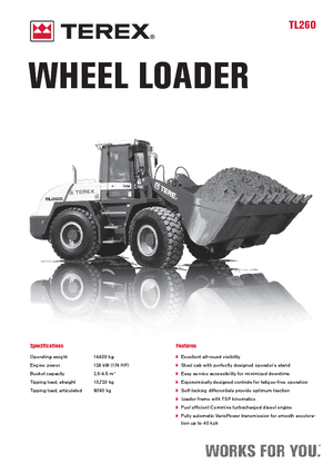 Chargeuses sur pneus Terex TL 260