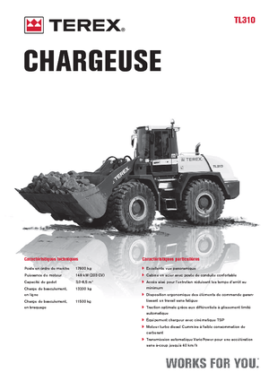Chargeuses sur pneus Terex TL 310