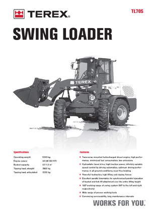 Chargeuses sur pneus Terex TL 70 S