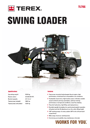 Chargeuses sur pneus Terex TL 70 S