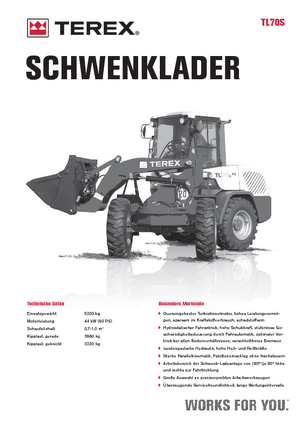 Chargeuses sur pneus Terex TL 70 S