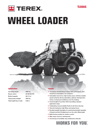 Chargeuses sur pneus Terex TL 80 AS