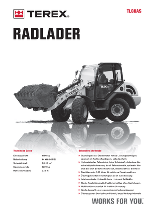 Chargeuses sur pneus Terex TL 80 AS